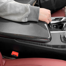Load image into Gallery viewer, 2Pcs/Set Carbon Fiber Car Interior Center Armrest Box Panel Switch Button Cover Accessories For BMW 5 6 Series GT 18- 22 525li 530li
