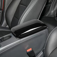 Load image into Gallery viewer, Car Center Armrest Box Panel Switch Button Cover Interior Carbon Fiber and Bright Black Accessories For Mercedes Benz GLA220 CLA200A180 B180
