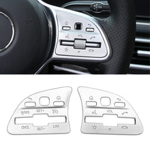 Load image into Gallery viewer, Car Steering Wheel Air Conditioning Button Central Control Mouse and Ignition Engine Start Button Covers Ignition Engine Start Buttons Decorstion Cover Trim Sticker For Mercedes Benz GLB GLA A B CLA
