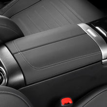 Load image into Gallery viewer, 2Pcs/Set Car Center Armrest Stowing Tidying Armrest Box Panel Cover Leather Interior Accessories For Mercedes Benz 2022 C Class C260L GLC GLC300L 2023
