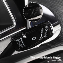 Load image into Gallery viewer, 2Pcs Car Steering Wheel Headlight Switch Control Cover Wiper Switch Trim Accessories for VW Polo Golf 7 Golf 8 Jetta Tiguan
