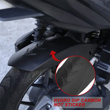 Load image into Gallery viewer, Carbon Fiber Motorcycle Rear Conversion Fenders Mud Guard Tire Hugger For Honda Click 125/150 for Game Changer V1 V2
