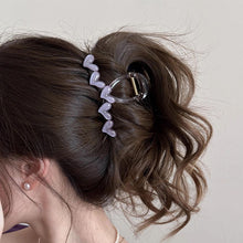 Load image into Gallery viewer, Small Heart-shaped Hair Clip for Women Acrylic Transparent Hair Claws Non-Slip Strong Holder Shark Hairpin Elegant Commuter Hair Accessories Ponytail Headdress
