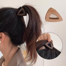 Load image into Gallery viewer, 3PCS New Fashion Coffee Color Hair Clip for Women Frosted Geometric Hair Claws Cute Shark Hairpin Back of Head Barrettes Elegant Commuter Hair Accessories Ponytail Headdress
