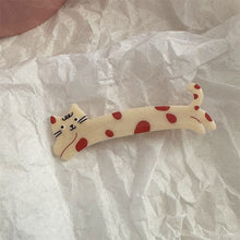 Load image into Gallery viewer, Cute Long Cat Duckbill Hair Clip Sweet Girl Funny Bangs Make-up Tools Hairpin Cartoon Animal Headwear Korean Style Hair Accessories Gifts
