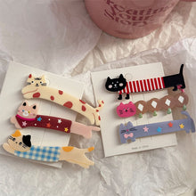 Load image into Gallery viewer, Cute Long Cat Duckbill Hair Clip Sweet Girl Funny Bangs Make-up Tools Hairpin Cartoon Animal Headwear Korean Style Hair Accessories Gifts
