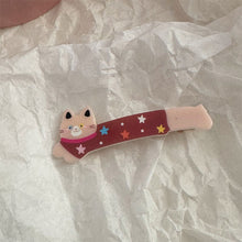 Load image into Gallery viewer, Cute Long Cat Duckbill Hair Clip Sweet Girl Funny Bangs Make-up Tools Hairpin Cartoon Animal Headwear Korean Style Hair Accessories Gifts

