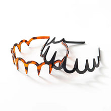 Load image into Gallery viewer, New Headband Hair Comb Zigzag Band Woman Man Anti-Slip Sharks Tooth Hair Hoop Make Up Styling Crown Headwear Gift Rescue Broken Hair Artifact
