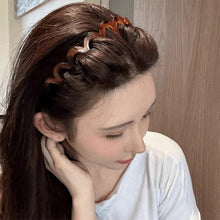 Load image into Gallery viewer, New Headband Hair Comb Zigzag Band Woman Man Anti-Slip Sharks Tooth Hair Hoop Make Up Styling Crown Headwear Gift Rescue Broken Hair Artifact
