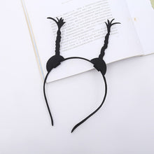 Load image into Gallery viewer, Funny Wig Braid Headband Interesting Practical Joke Hair Hoop Cute Cartoon Headwear For Girls Women Make-up Hair Accessories Cosplay Party Gifts
