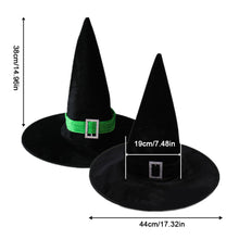 Load image into Gallery viewer, Halloween Magician Hat Pentagram Hat Stage Dress Up Costume Props Wizard Hat Kids Happy Halloween Party Favors Hats
