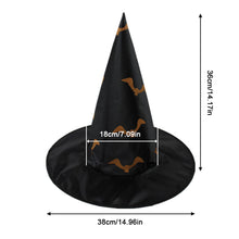 Load image into Gallery viewer, Halloween Magician Hat Pentagram Hat Stage Dress Up Costume Props Wizard Hat Kids Happy Halloween Party Favors Hats
