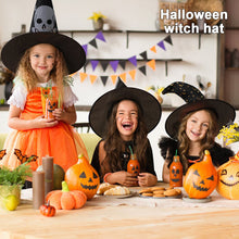 Load image into Gallery viewer, Halloween Magician Hat Pentagram Hat Stage Dress Up Costume Props Wizard Hat Kids Happy Halloween Party Favors Hats
