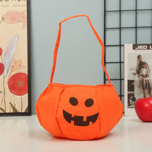Load image into Gallery viewer, Halloween Pumpkin Candy Bag Gift Storage Bag Trick Or Treat Pumpkin Ghost Bags Skeleton Bat Halloween Supplies
