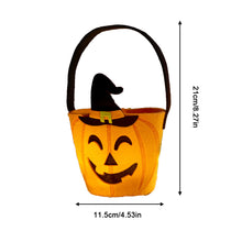 Load image into Gallery viewer, Halloween Pumpkin Candy Bag Gift Storage Bag Trick Or Treat Pumpkin Ghost Bags Skeleton Bat Halloween Supplies

