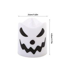 Load image into Gallery viewer, 6Pcs Halloween Electronic Candle Lights LED Decorative Flameless Flashing Led Candles Lamp For Party Home Desktop Decor
