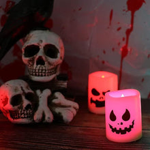 Load image into Gallery viewer, 6Pcs Halloween Electronic Candle Lights LED Decorative Flameless Flashing Led Candles Lamp For Party Home Desktop Decor
