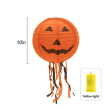 Load image into Gallery viewer, Halloween Paper Lantern Hanging Creative Spooky Funny Halloween Hanging Props Garden Party Decor Supplies
