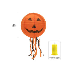 Load image into Gallery viewer, Halloween Paper Lantern Hanging Creative Spooky Funny Halloween Hanging Props Garden Party Decor Supplies
