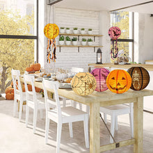 Load image into Gallery viewer, Halloween Paper Lantern Hanging Creative Spooky Funny Halloween Hanging Props Garden Party Decor Supplies
