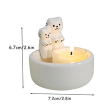 Load image into Gallery viewer, Ceramics Ghost Candle Holder Halloween Candle Holder Wedding Table Decor Candlestick Holder Aroma Holder for Home Party Decor
