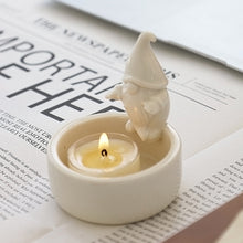 Load image into Gallery viewer, Ceramics Ghost Candle Holder Halloween Candle Holder Wedding Table Decor Candlestick Holder Aroma Holder for Home Party Decor
