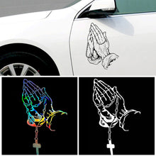 Load image into Gallery viewer, Car Stickers Decal Vinyl Cute Occlusion Scratch Refrigerator Air Conditioner Reflective Sticker Car Accessories

