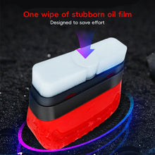 Load image into Gallery viewer, Car Glass Oil Film Remover Cleaning Brush Car Glass Glossy Powerful Car Windshield Cleaner Car Window Glass Cleaner Removes Dirt Sponge
