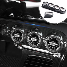 Load image into Gallery viewer, 2Pcs Car Front Air Conditioning Vent Cover Trim Frame Stickers Carbon Fiber Patten For Mercedes Benz A200L A180l 2019-2022
