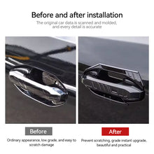 Load image into Gallery viewer, 4Pcs Car Door Handle Trim External Protective Stickers Carbon Fiber Accessories For Chery Jetour Traveller T2 2023 2024
