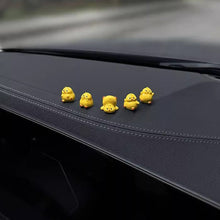 Load image into Gallery viewer, 3Pcs/6Pcs Car Center Console Dashboard Navigator Screen Decoration Mini Yellow Chicks Ornaments Auto Interior Accessories For Computer Display
