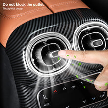 Load image into Gallery viewer, Car Rear Air Conditioning Outlet Vent Cover Trim Sticker Accessories Carbon Fiber Patten ABS Style For Mercedes Benz glc300l 2023
