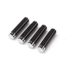 Load image into Gallery viewer, 4Pcs Carbon Fiber Car Door Pin Lock Lifting Bolt Trims For Mercedes Benz A C E CLA GLA GLK ML GLC GLE GLS SLK Class W205 W204 W212 W211
