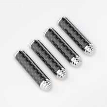Load image into Gallery viewer, 4Pcs Carbon Fiber Car Door Pin Lock Lifting Bolt Trims For Mercedes Benz A C E CLA GLA GLK ML GLC GLE GLS SLK Class W205 W204 W212 W211
