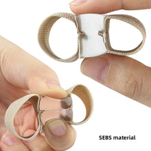 Load image into Gallery viewer, SEBS Breathable Soft Double Hole Toe Splitter Washable Reusable Thumb Valgus Corrector Big Foot Bone Overlap Toe Separator Foot Care
