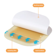 Load image into Gallery viewer, Hydrocolloid Patch Self Adhesive Foot Patch Invisible Waterproof Band Aid Concealer Compact Portable Hydrocolloid Skin Patch
