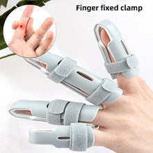 Load image into Gallery viewer, Finger Fixed Clamp Adjustable Finger Support Protective Cover Breathable Comfortable Finger Splint Five Finger Fixed Support Trainer
