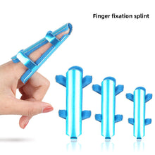 Load image into Gallery viewer, Aluminum Alloy Finger Fixing Clamp Comfortable Reusable Finger Fracture Fixation Strap Finger Fixed Support Splint Protective Cover
