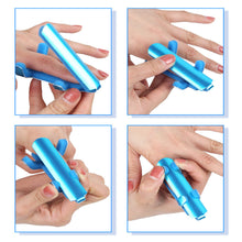 Load image into Gallery viewer, Aluminum Alloy Finger Fixing Clamp Comfortable Reusable Finger Fracture Fixation Strap Finger Fixed Support Splint Protective Cover
