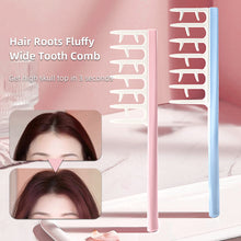 Load image into Gallery viewer, Hairroot Fluffy Comb Wide Toothed Styling Comb Hide Hairline Comb Messy Hair Durable Anti-static Comb Hair Styling Tool
