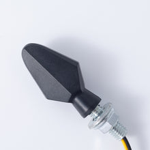 Load image into Gallery viewer, 2Pcs Motorcycle Turn Signal Lights Turn Signal Lights 3LED Turn Signal Warning Indicators Blinker Amber Light Scooter
