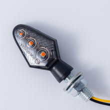 Load image into Gallery viewer, 2Pcs Motorcycle Turn Signal Lights Turn Signal Lights 3LED Turn Signal Warning Indicators Blinker Amber Light Scooter
