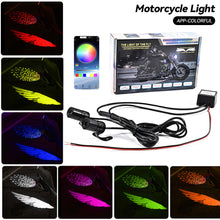 Load image into Gallery viewer, 3Pcs/Set Motorcycle LED Welcome Light Angel Wings Style and Rear Brake Projection Lights For Motorcycle Modified Decorative Lamps Wing Lights
