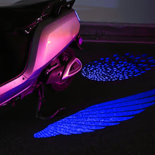 Load image into Gallery viewer, 3Pcs/Set Motorcycle LED Welcome Light Angel Wings Style and Rear Brake Projection Lights For Motorcycle Modified Decorative Lamps Wing Lights
