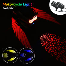 Load image into Gallery viewer, 3Pcs/Set Motorcycle LED Welcome Light Angel Wings Style and Rear Brake Projection Lights For Motorcycle Modified Decorative Lamps Wing Lights
