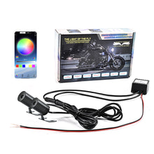 Load image into Gallery viewer, 3Pcs/Set Motorcycle LED Welcome Light Angel Wings Style and Rear Brake Projection Lights For Motorcycle Modified Decorative Lamps Wing Lights
