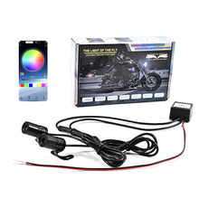 Load image into Gallery viewer, 3Pcs/Set Motorcycle LED Welcome Light Angel Wings Style and Rear Brake Projection Lights For Motorcycle Modified Decorative Lamps Wing Lights
