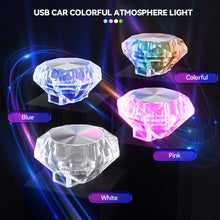 Load image into Gallery viewer, USB Car Interior Ambient Atmosphere Light LED Decorative Signal Lights Auto Reading Lamp Decorations
