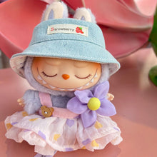 Load image into Gallery viewer, Doll Hat for Dollhouse Miniature For 17cm Labubu Color Match Hat Kawaii Cute Doll Accessories Kids Girls Toys
