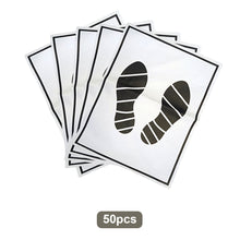 Load image into Gallery viewer, 25/50Pcs Disposable Car Foot Mats Portable Disposable Car Mat Paper Vehicle Foot Pads For Protection Anti-dirty Pads
